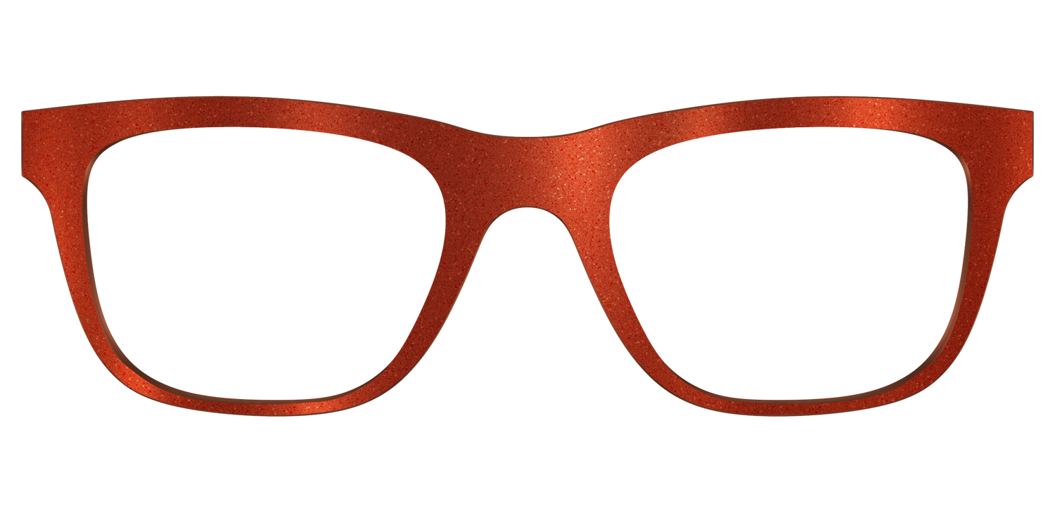 The Burnt Orange Shimmer - Front Top Image - Pair Eyewear
