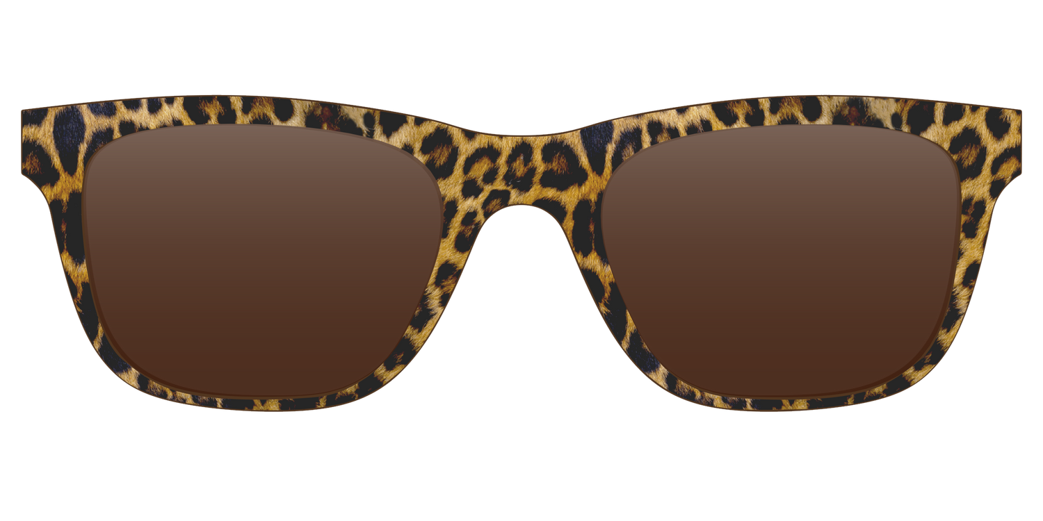 The Polarized Cheetah Spots Sun Top - Front Top Image - Pair Eyewear