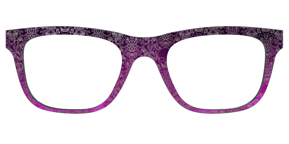 The Dark Romance Foil Damask - Front Top Image - Pair Eyewear