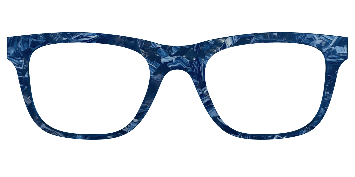 The Deep Slate Pearl Marble - Front Top Image - Pair Eyewear