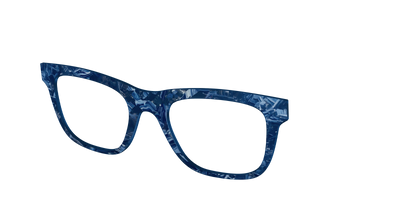 The Deep Slate Pearl Marble - Angle Top Thumbnail - Pair Eyewear