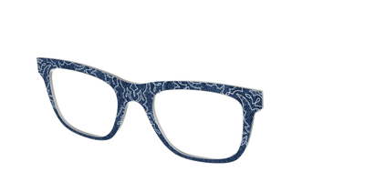 The Embroidered Indigo - Angle Top Thumbnail - Pair Eyewear