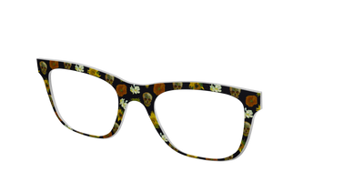 The Floral Skulls - Angle Top Thumbnail - Pair Eyewear
