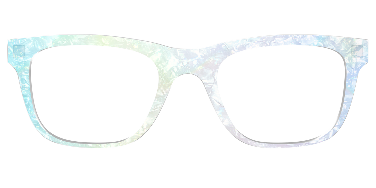 The Iridescent Pearl Marble Crystal - Front Top Image - Pair Eyewear