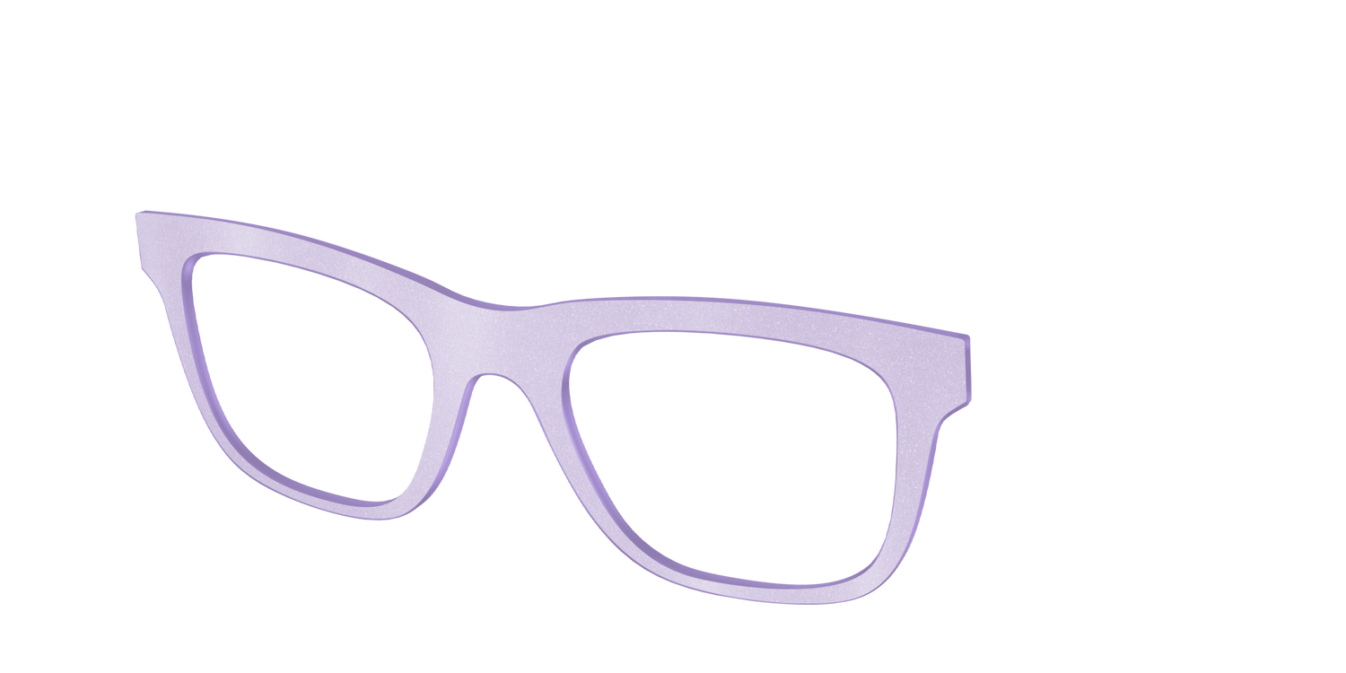 The Lavender Shimmer - Angle Top Image - Pair Eyewear