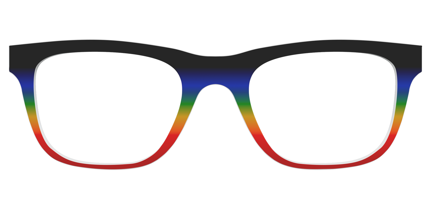 The Love Wins Gradient - Front Top Image - Pair Eyewear