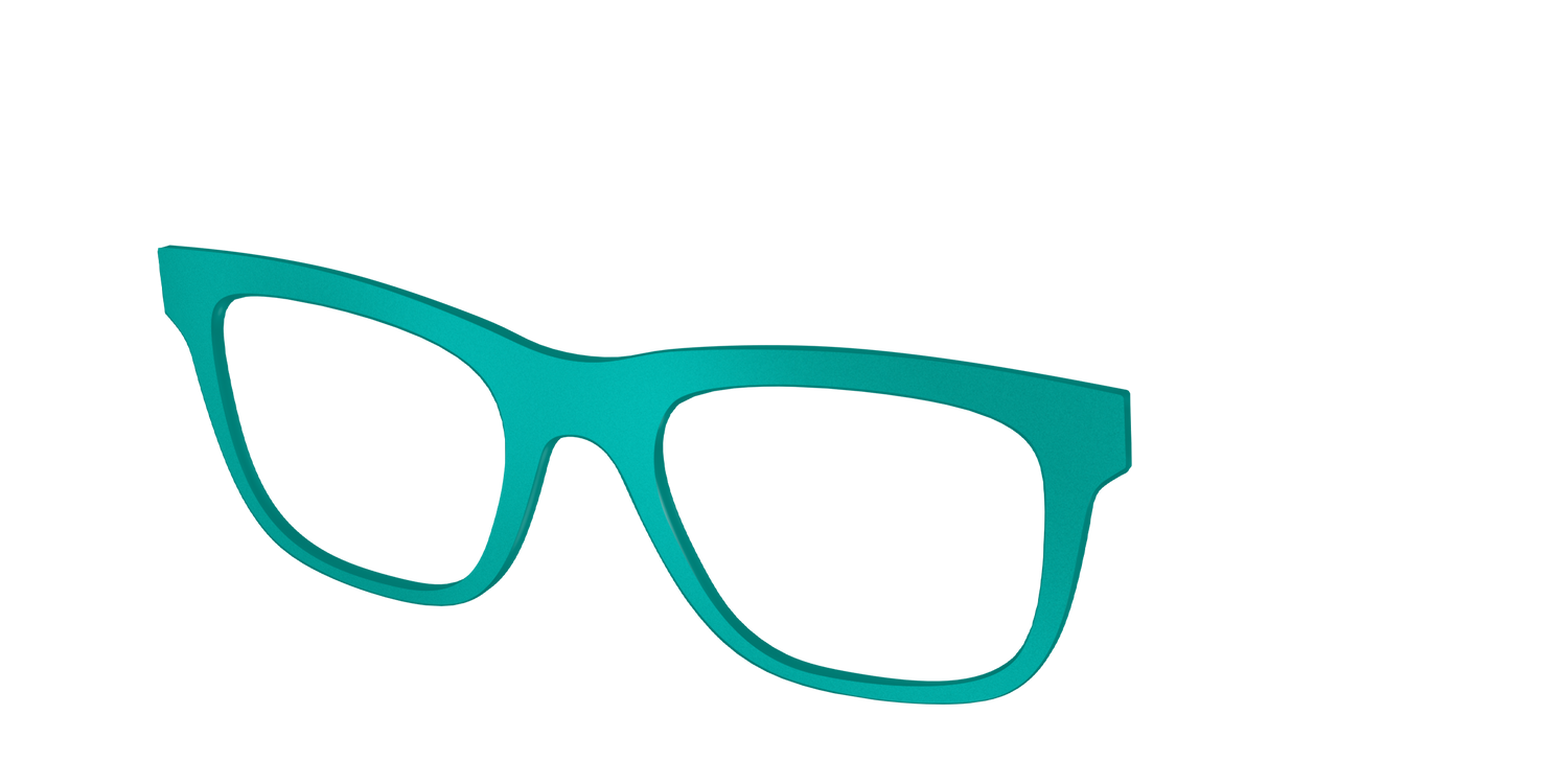 The Matte Jade - Angle Top Image - Pair Eyewear