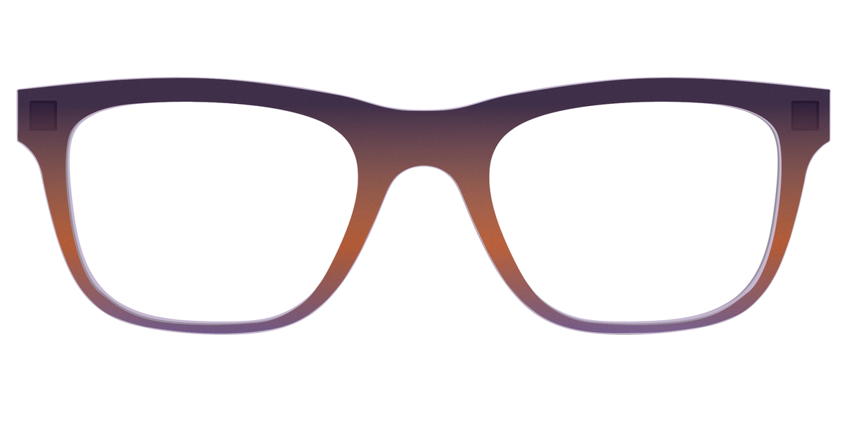 The Matte Midnight to Violet Gradient - Front Top Image - Pair Eyewear