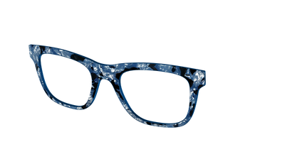 The Midnight Blue Pearl Tortoise - Angle Top Thumbnail - Pair Eyewear
