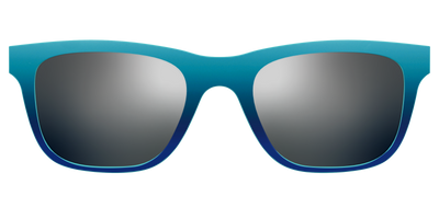 The Polarized Ocean Blue Sun Top - Front Top Thumbnail - Pair Eyewear