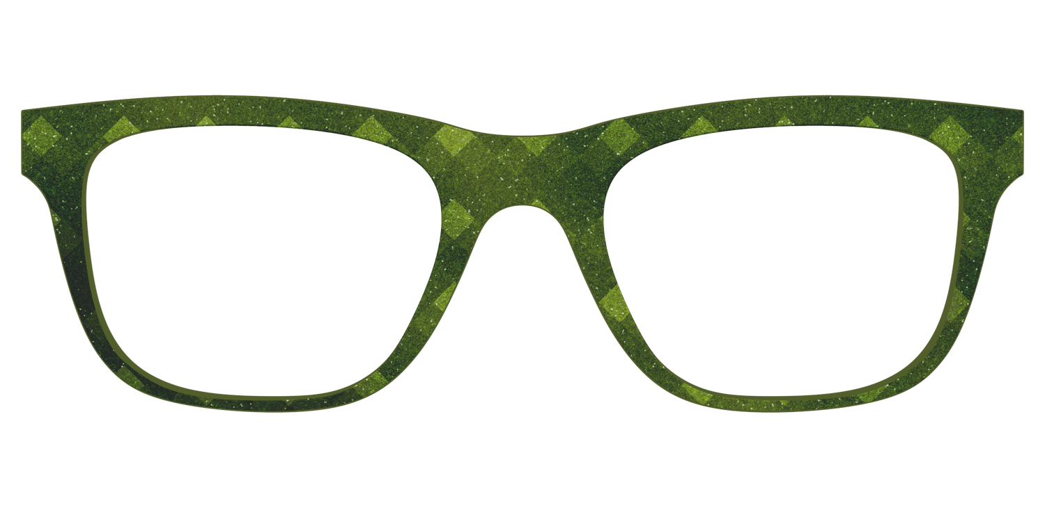 The Olive Geo - Front Top Image - Pair Eyewear