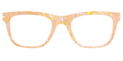 The Peach Creamsicle Pearl Marble - Front Top Thumbnail - Pair Eyewear