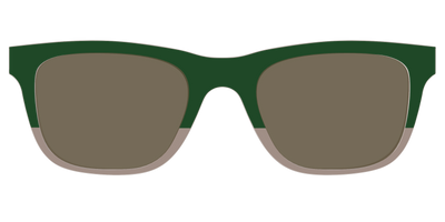 The Polarized Cedar & Sap Crystal Split Sun Top - Front Top Thumbnail - Pair Eyewear