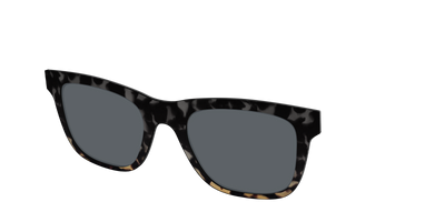 The Polarized Shadow Tortoise Sun Top - Angle Top Thumbnail - Pair Eyewear