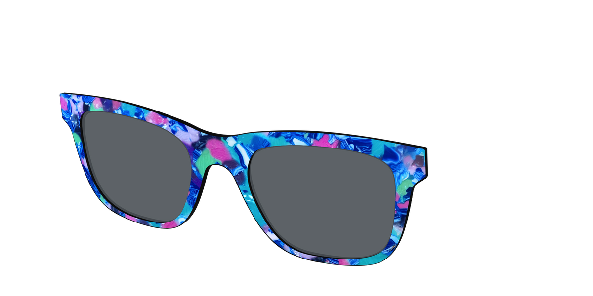 The Polarized Tropic Pearl Sun Top - Angle Top Image - Pair Eyewear