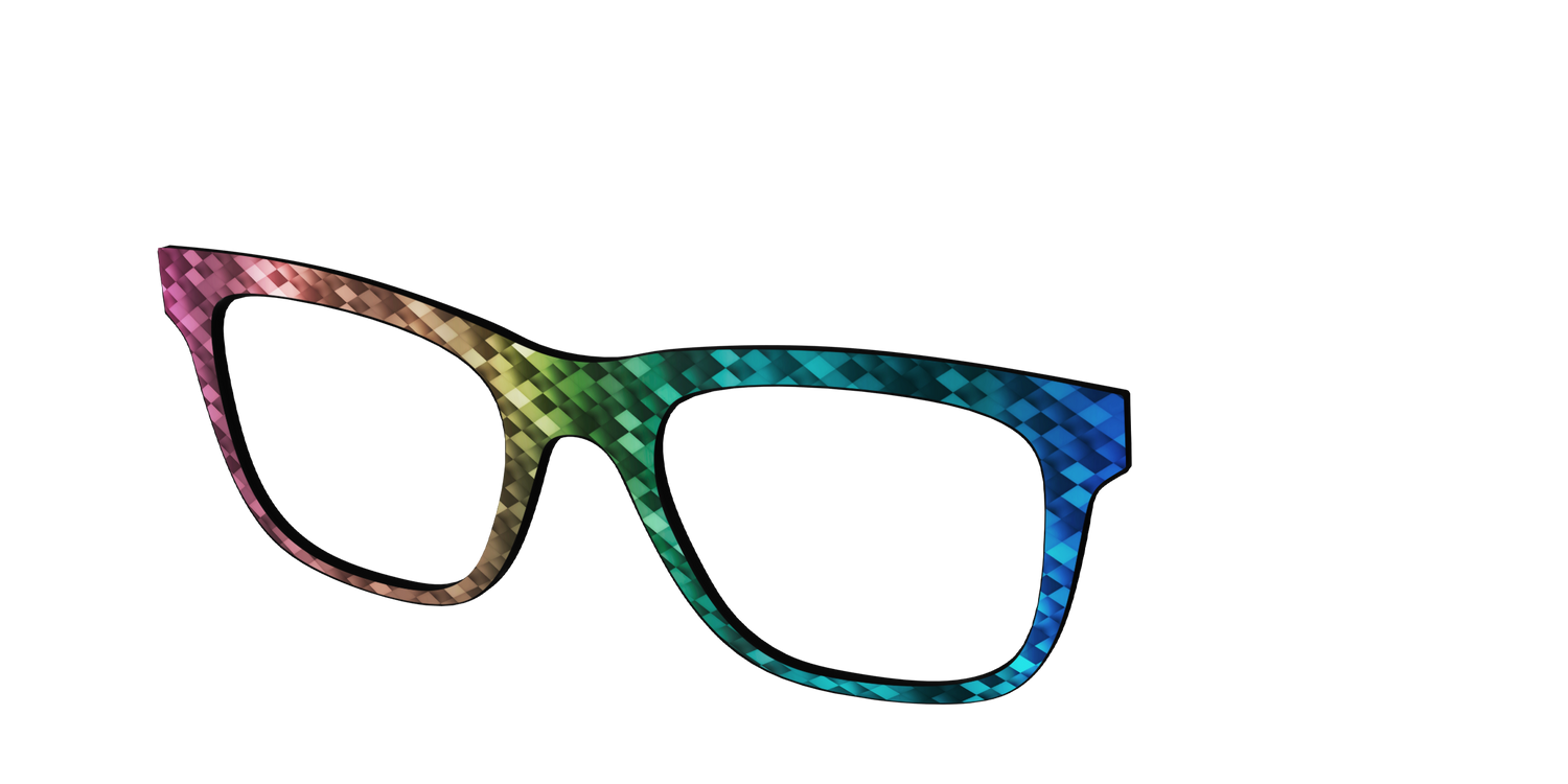 The Rainbow Prism - Angle Top Image - Pair Eyewear