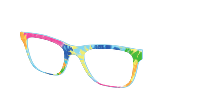The Rainbow Tie-Dye - Angle Top Thumbnail - Pair Eyewear