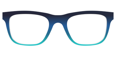 The Royal Blue to Seafoam Gradient - Front Top Thumbnail - Pair Eyewear