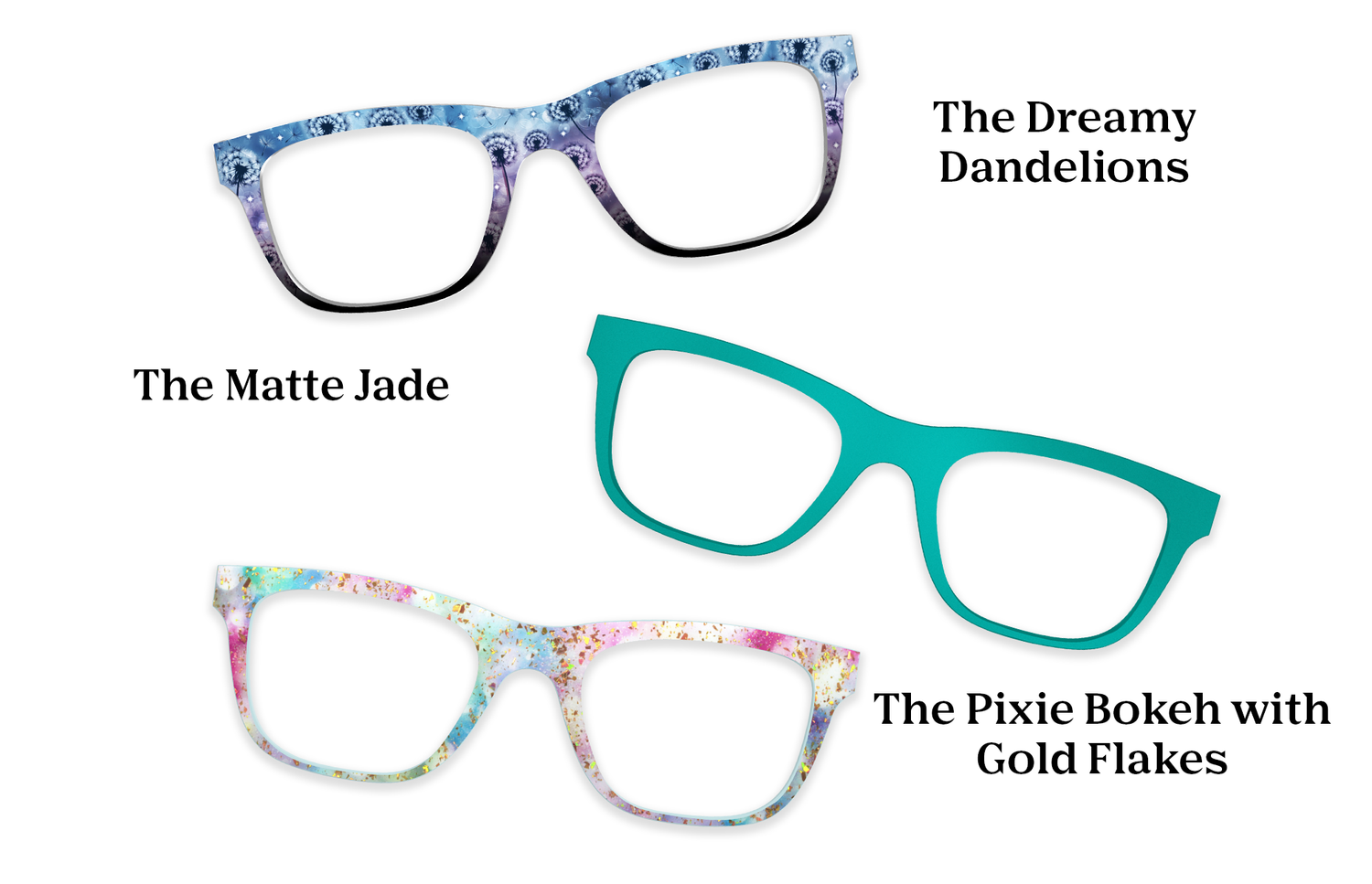 The Jessie - Seafoam Clear - Pairing Set - Pair Eyewear