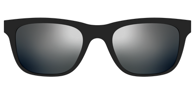 The Polarized Silver Reflective Sun Top - Front Top Thumbnail - Pair Eyewear