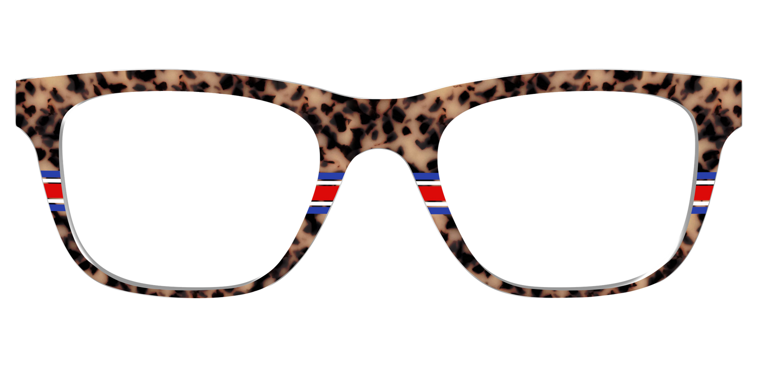 The Spirit Stripe Tortoise - Front Top Image - Pair Eyewear
