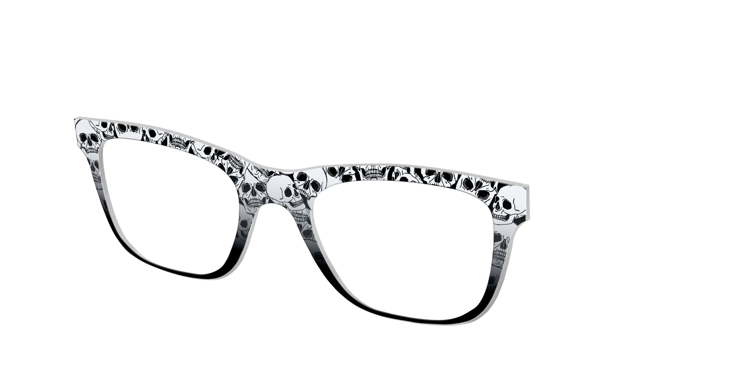The Stacked Skulls - Angle Top Image - Pair Eyewear
