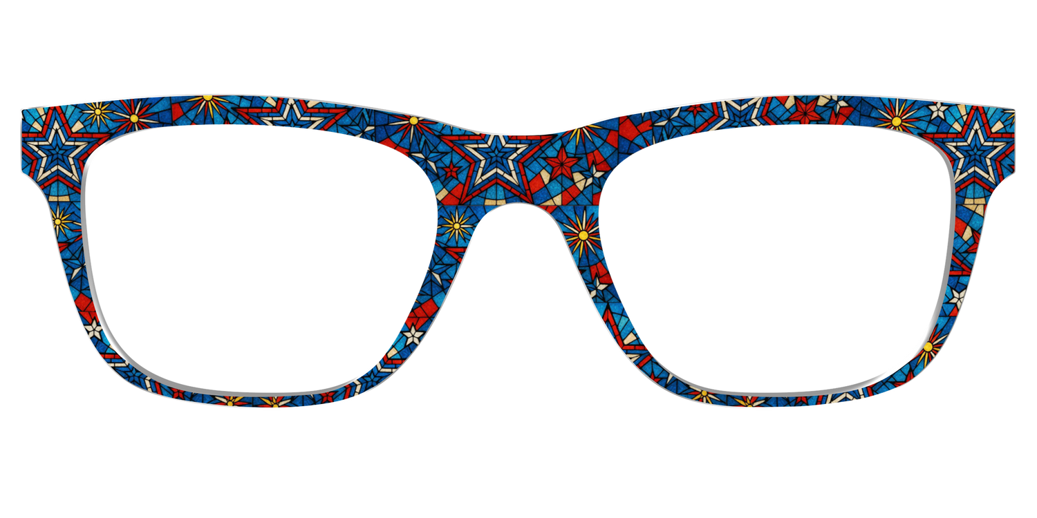 The Star-Spangled Stained Glass - Front Top Image - Pair Eyewear
