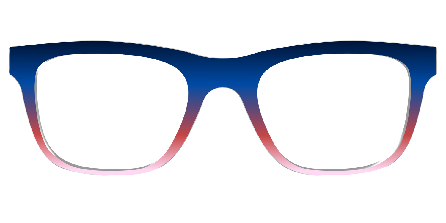 The Summer Sky Gradient - Front Top Image - Pair Eyewear