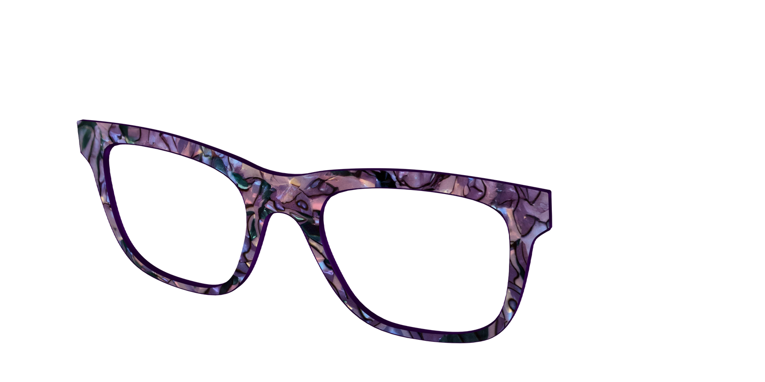 The Thistle Pearl Shell - Angle Top Image - Pair Eyewear