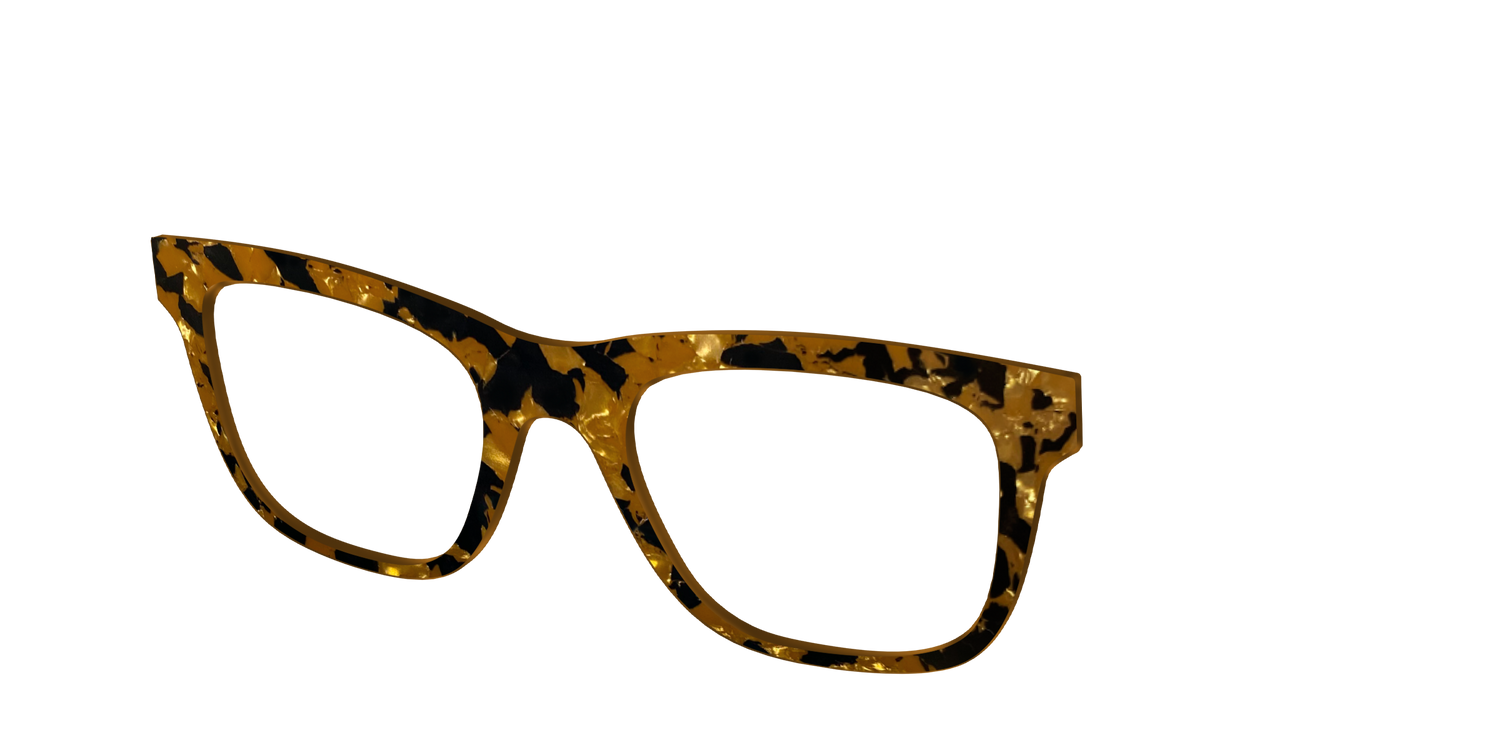 The Tiger's Eye Pearl Tortoise - Angle Top Image - Pair Eyewear