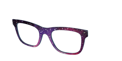 The Twilight Sky with Holographic Glitter - Angle Top Thumbnail - Pair Eyewear