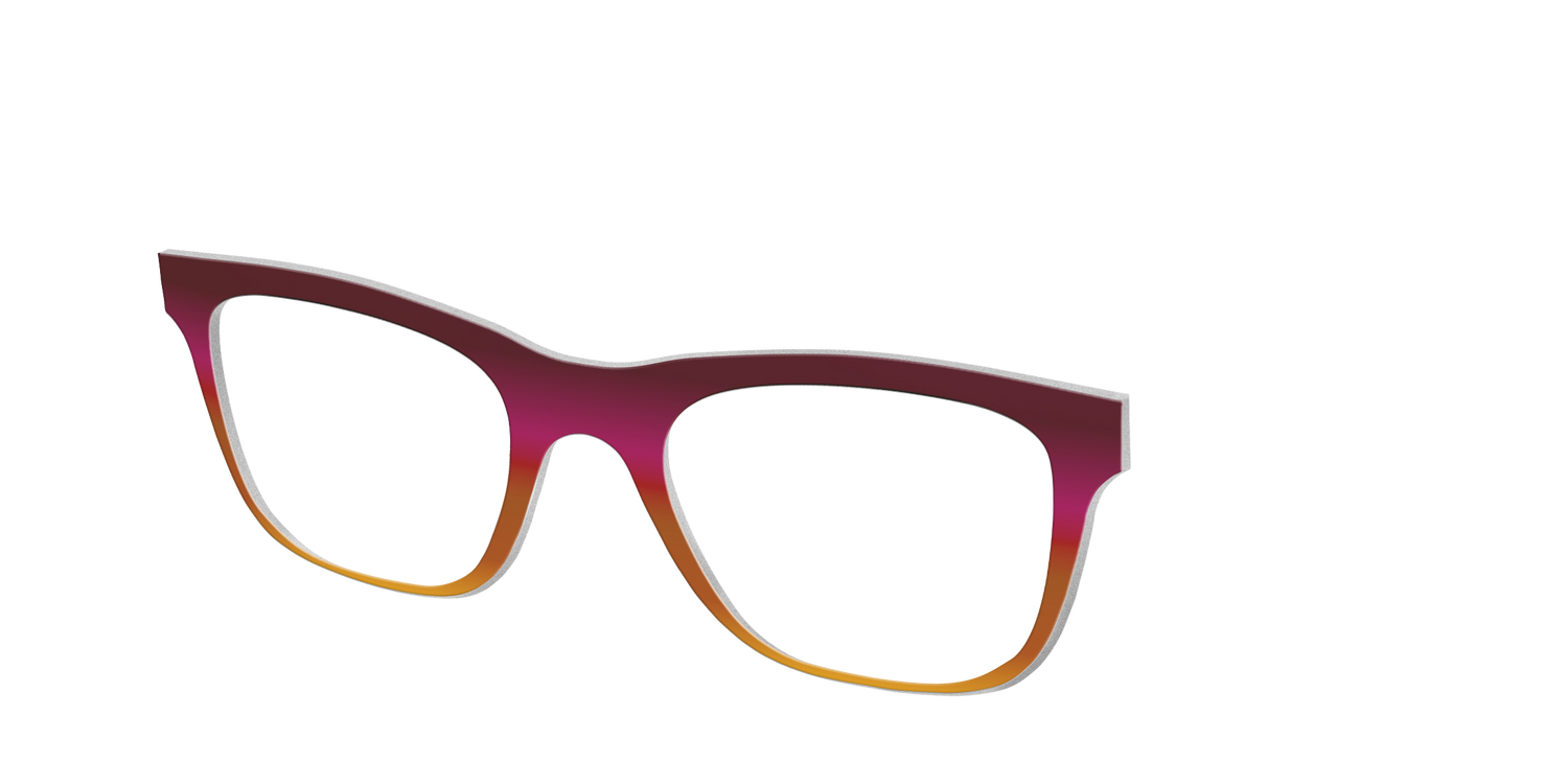 The Umber to Ochre Gradient - Angle Top Image - Pair Eyewear