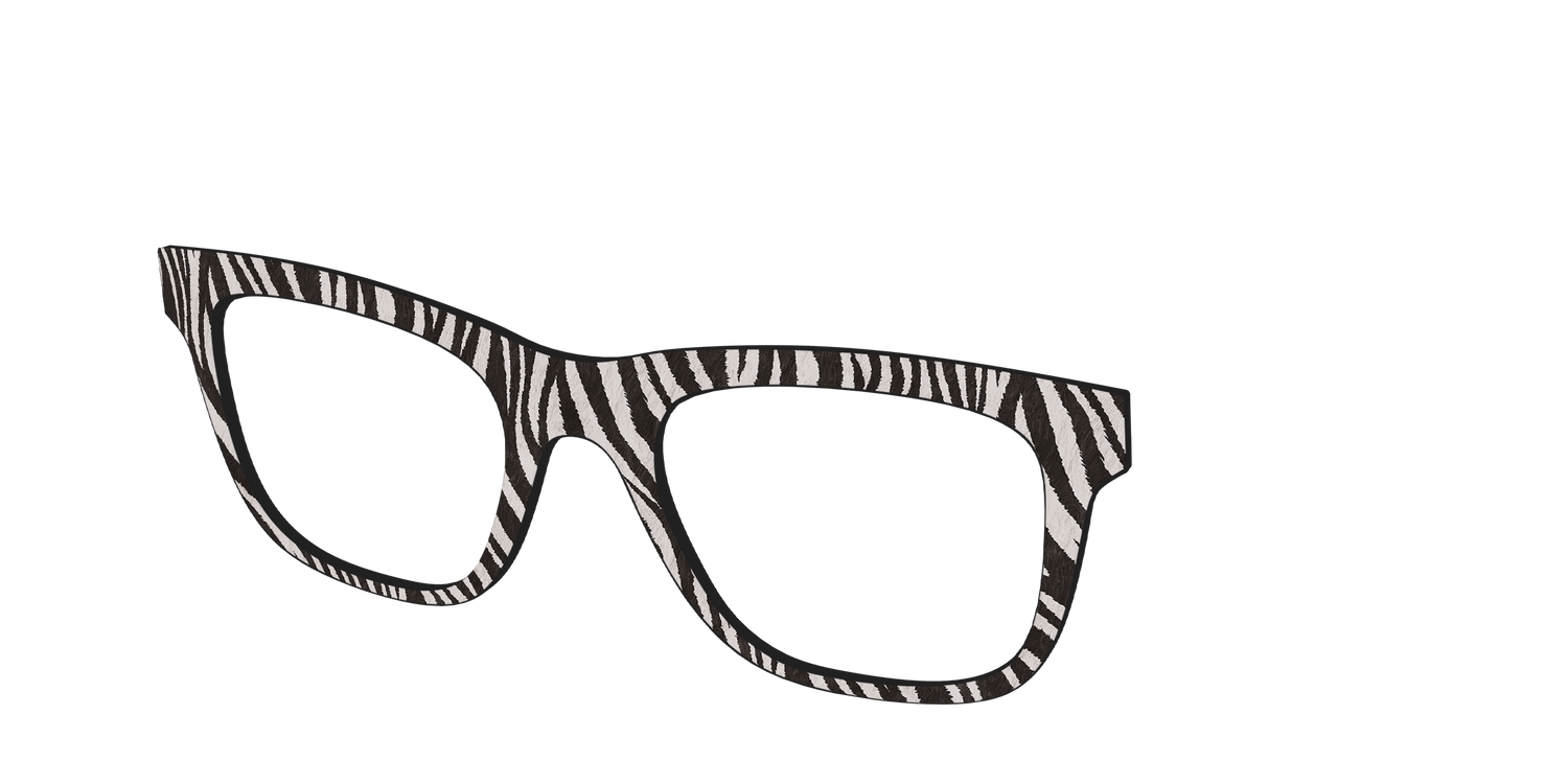The Zebra Stripes - Angle Top Image - Pair Eyewear