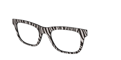 The Zebra Stripes - Angle Top Thumbnail - Pair Eyewear