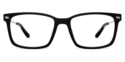 The Kirby - Black Acetate Gold Metal - Thumbnail2 - Pair Eyewear