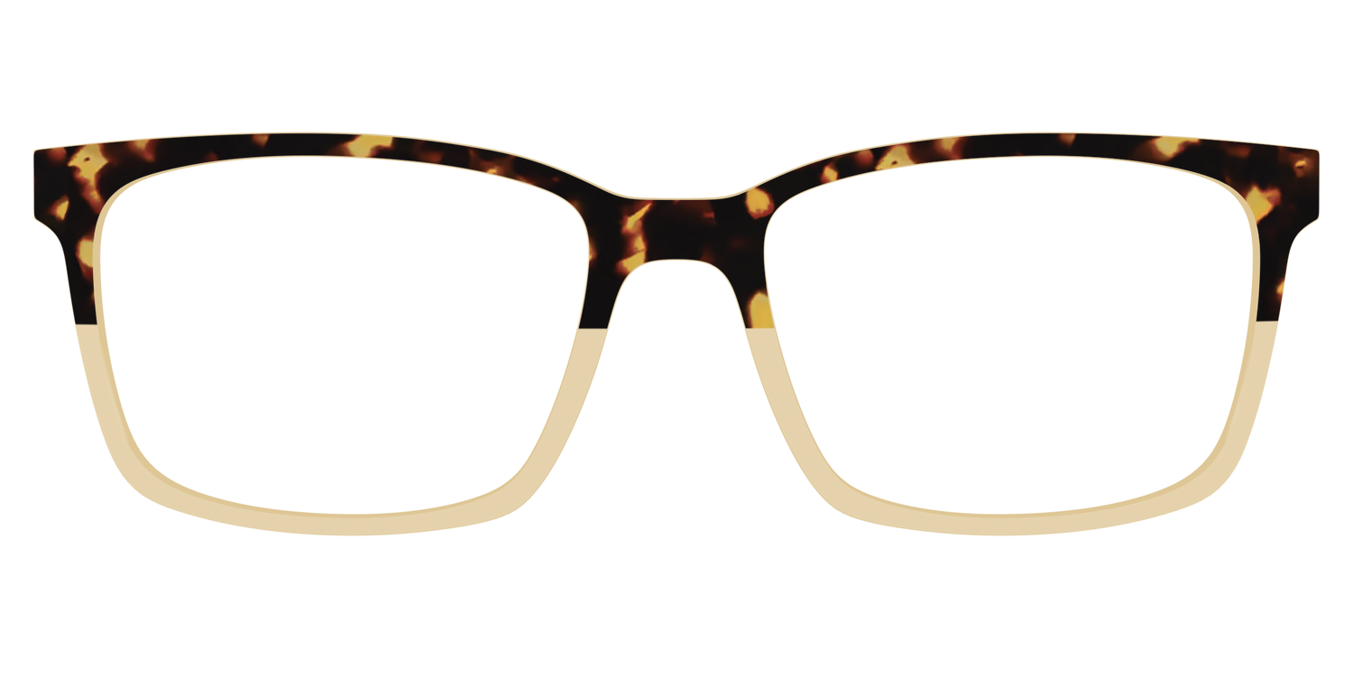 The Amber Tortoise Crystal Split - Lifestyle Kirby Top Image - Pair Eyewear