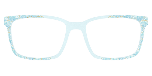 The Aquamarine Shells Shimmer with Gold Foil - Kirby Top - Pair Eyewear