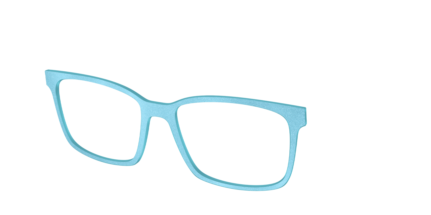 The Aqua Shimmer - Angle Top Image - Pair Eyewear