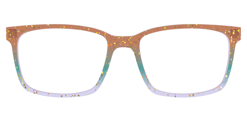 The Autumnal Gradient Crystal with Gold Flakes - Kirby Top - Pair Eyewear