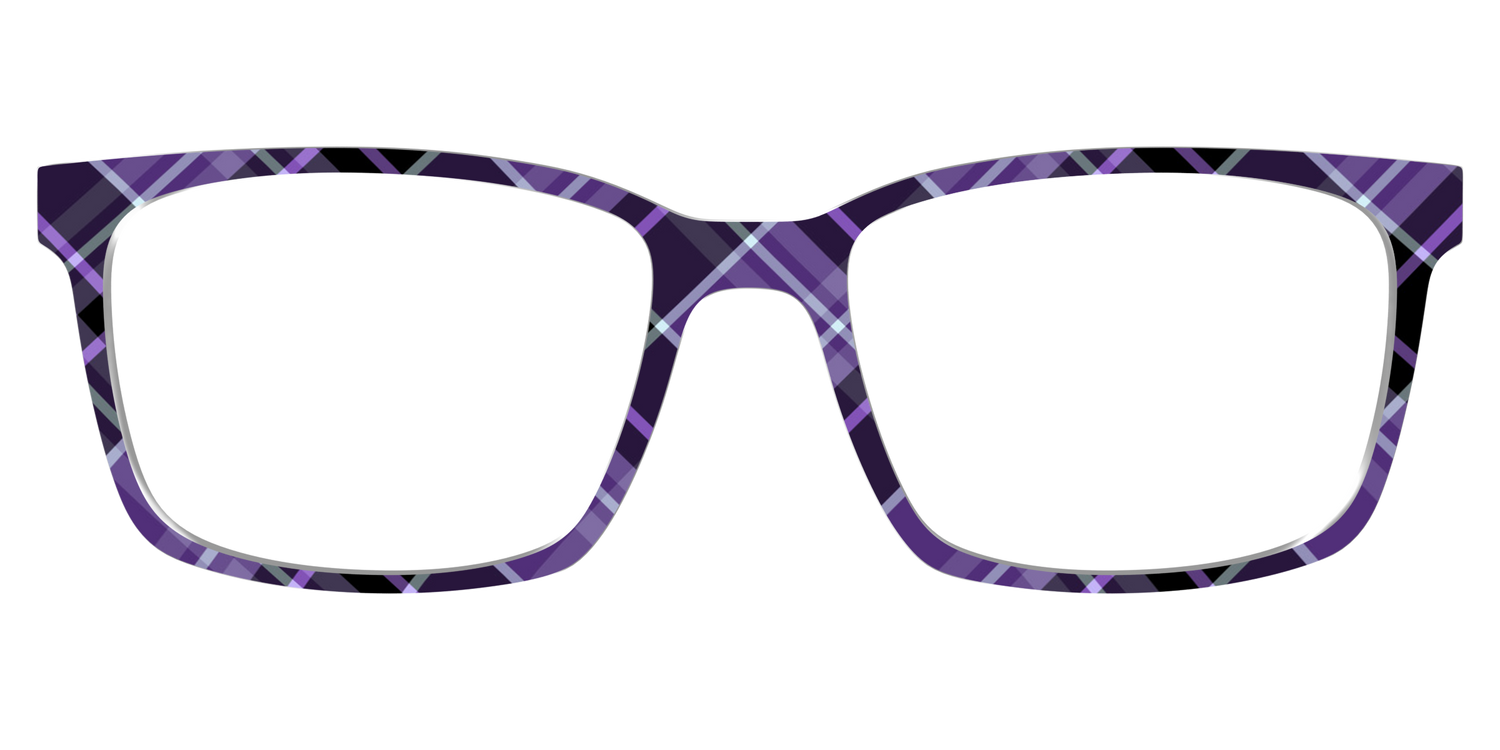 The Blackberry Plaid - Lifestyle Kirby Top Image - Pair Eyewear