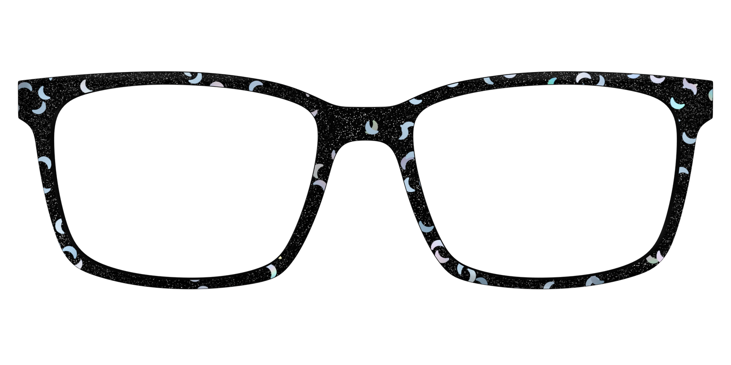 The Black Crescent Glitter - Lifestyle Kirby Top Image - Pair Eyewear
