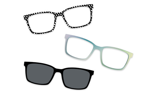 Black with Gold Set - Pair Eyewear