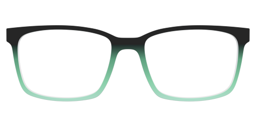 The Black to Spearmint Gradient - Kirby Top - Pair Eyewear