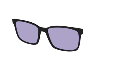 The Black With Celestial Purple Lens - Angle Top Thumbnail - Pair Eyewear