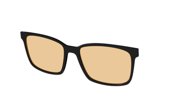 The Black With Umber Brown Lens - Angle Top Thumbnail - Pair Eyewear