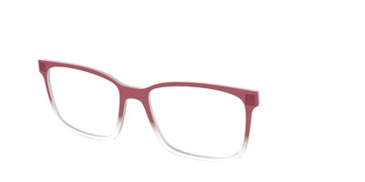 The Burgundy Gradient Crystal - Angle Top Thumbnail - Pair Eyewear