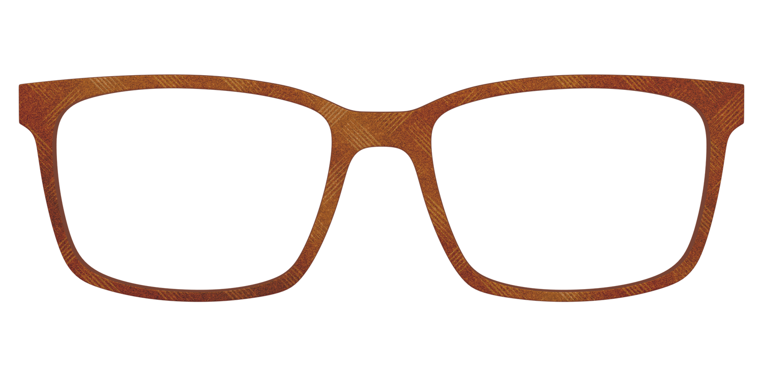 The Burnt Orange Basketweave - Lifestyle Kirby Top Image - Pair Eyewear