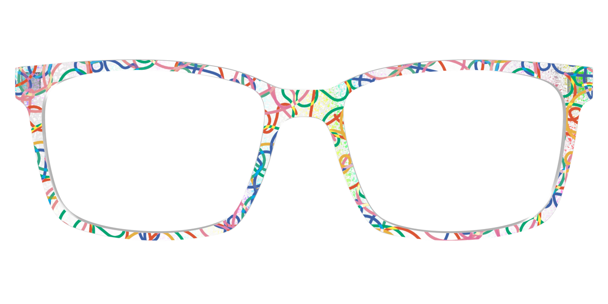 The Celebration Streamers Holographic Crystal - Lifestyle Kirby Top Image - Pair Eyewear