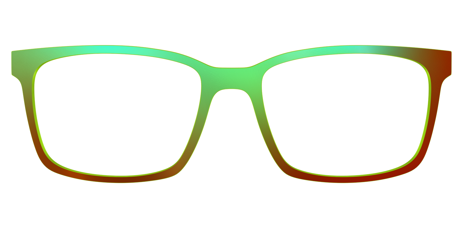 The Chartreuse Ombre - Lifestyle Kirby Top Image - Pair Eyewear