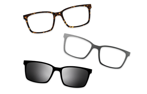 Crystal Clear with Gold Set - Pair Eyewear